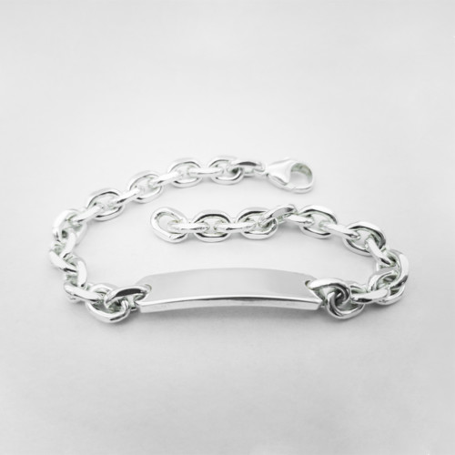 Bracelet maille forçat en argent